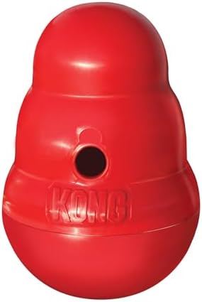 KONG Wobbler - Interactive Dog Toy for Treat Dispensing - Dog Slow Feeder...