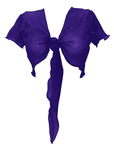 Image of Indian Trendy Women's Chiffon Short Sleeve Tie Top Choli Blouse Belly Dance Gypsy Tie Front Cardigan Tops