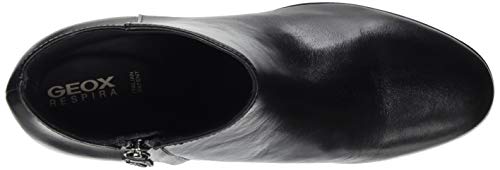 Geox D Calinda Mid A, Stivaletti Donna, Nero