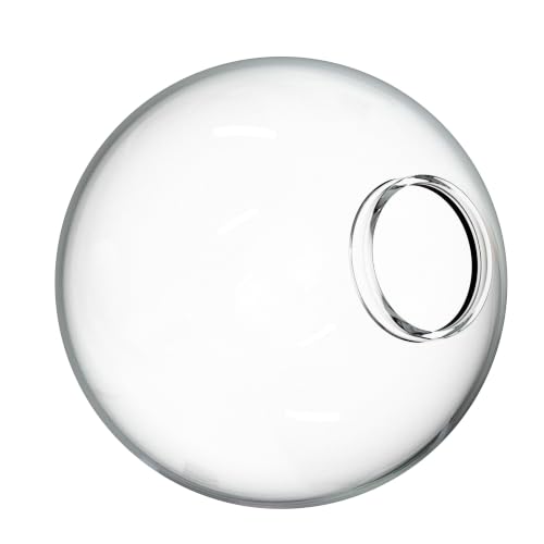 Image of KASTLITE 12 inch Clear Acrylic Lamp Post Globe with 3.91 inch Fitter Neck