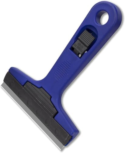 Aputue Jilet Kazıyıcı, 10 Cm Uzunluğunda Profesyonel Kazıma Aleti, 10 Ekstra Metal Yedek Bıçak İçerir, Yapıştırıcı, Boya, Sızdırmazlık Malzemesi, Çıkartma Temizleme İçin, Cam, Fayans - Görsel 2