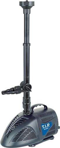 T.I.P. Wasserspielpumpe WPS 3000 R, leistungsstarke Teichpumpe mit 3.000 l/h Fördermenge, 3 Wasserspieldüsen, max. Förderhöhe 2,8 m, Teleskoprohr, 30423