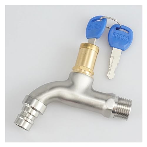 Grifo antirrobo de acero inoxidable 304 con interruptor de llave 3