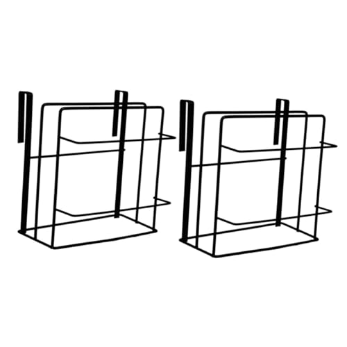 Cabilock Over The Door Cabinet Organizer Set Towel Bar Cutting Board Rack Easy Install No Drilling Kitchen Storage Solution