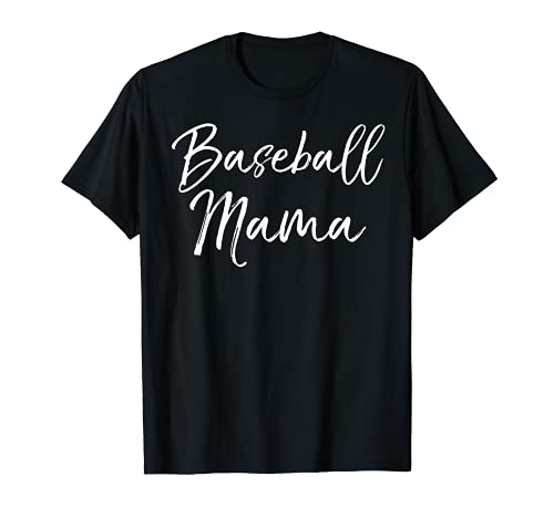 Regalo del día de la madre de béisbol de Son Cute Baseball Mama Camiseta