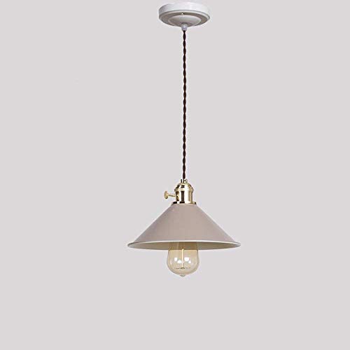 Abat-jour style européen et suspension luminaire vintage pour éclairage restaurant bar