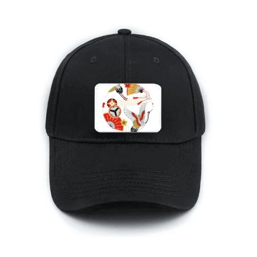 Casquette de baseball pliable noire no/no Crane anti-encombrement de poche