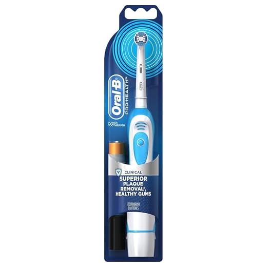 Oral-B Pro 100 Precision Clean, Battery Powered Electric Toothbrush, Blue and White