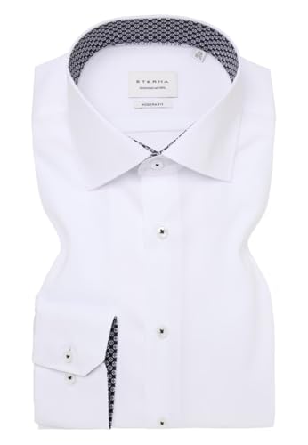 ETERNA Herren Hemd Modern Fit | Langarm | Weiß | Popeline | 100{c069f136bd6f732b8057d67d5050299a49ba67a1a3e6ae173fc77fc6a4263b4f} Baumwolle | Kentkragen Gr. 43 ETERNA Herren Hemd Modern Fit | Langarm | Weiß | Popeline | 100{c069f136bd6f732b8057d67d5050299a49ba67a1a3e6ae173fc77fc6a4263b4f} Baumwolle | Kentkragen Gr. 43