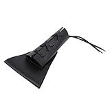Sorandy PU Leather Sword Sheath, Adjustable Sheath, Soft Fade Proof Katana with Triangular Stability, Ideal for Waist & Thigh Carry (Black)
