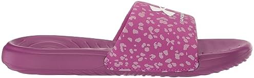 Under Armour Women's Ansa Graphic Fixed Strap Slide Sandal, (501) Mystic Magenta/Mystic Magenta/White, 9 | Image 5