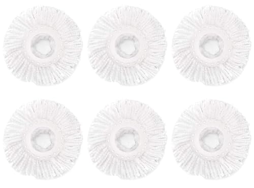 Image of KAVIRA Spin Mop, Easy Wheels & Big Bucket with Microfiber Refills, Floor Cleaning Mop with Bucket, pocha for Floor Cleaning, Mopping Set (Riffil 6 Pcs)