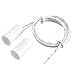 uxcell N.C. Recessed Wired Security Window Door Contact Sensor Alarm Magnetic Reed Switch White RC-33 10pcs