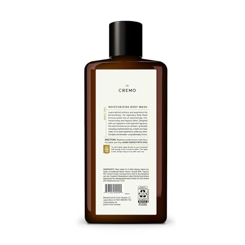 Cremo Rich-Lathering Sage & Citrus Body Wash, A Revitalizing Combination of Bright Mandarin, Dry Herbs and White Cedar, 16 Fl Oz (2-Pack)