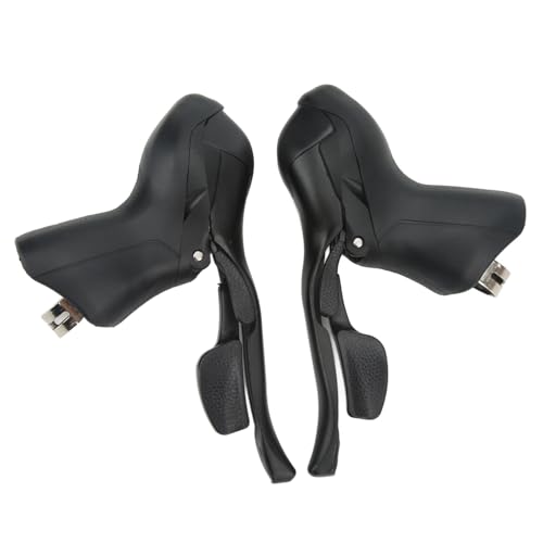 1 Paire leviers de Frein de Levier Vitesse pour vélo, Ensemble de Guidon Gauche Droit 2x8 8 Vitesses avec Noyau Changement Vitesse et Noyau Fil Frein pour vélo de Route de Montagne