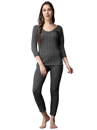 Image of FF Winter Wear Thermal Upper Vest and Bottom Lower Warmer Combo for Women Long Johns Underwear Set