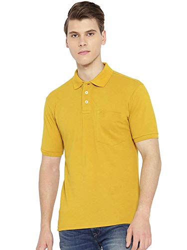 Image of CHKOKKO Men's Polo Cotton Regular Fit Half Sleeves T-Shirt with Pocket