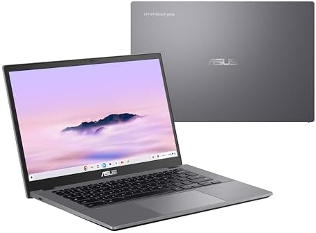 ASUS Chromebook Plus CX34 laptop, 14" Touch Display (1920x1080), Intel® Core™ i3-1215U Processor, 8GB RAM, 256GB UFS storage, ChromeOS, CX3402CBA-ASI31T-CB