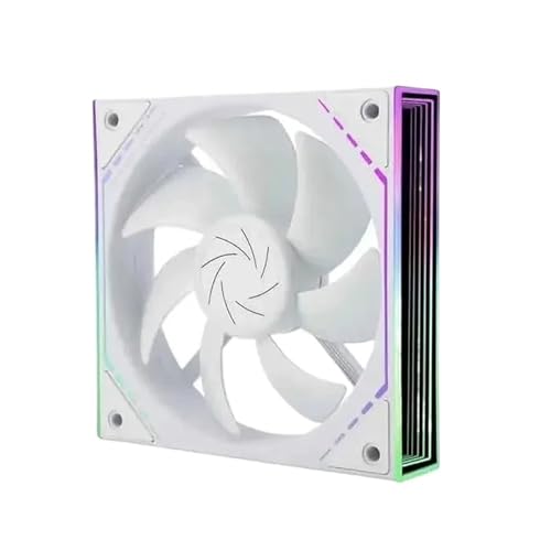 Ventilateur de châssis ARGB 12 cm TL-M12W avec refroidissement PWM performant pour boîtier PC