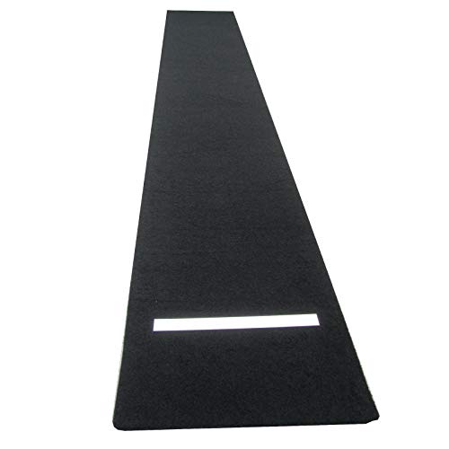 DL2 Dartmatte Darts Teppich 250 x 40 cm Variable Abwurflinie Oche Turnier maß Cover