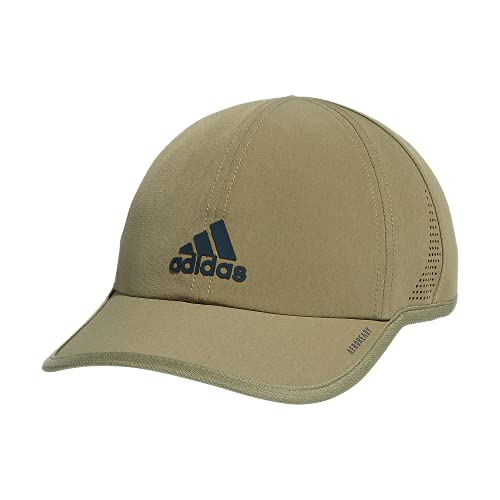 adidas Men's Superlite 2 Relaxed Adjustable Performance Cap, Orbit Green/Dark Onix Grey, One Size