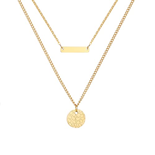 Collier double rang en acier inoxydable pour sublimer vos tenues