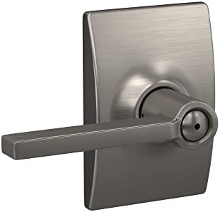 Schlage Century Front Entry Handle FE285 CEN 619 LAT CEN Satin Nickel - View #7