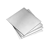 Placas de Acero Inoxidable Placa de chapa cuadrada acero inoxidable 304, plana, cepillada y pulida(1x200x200mm 1pcs)