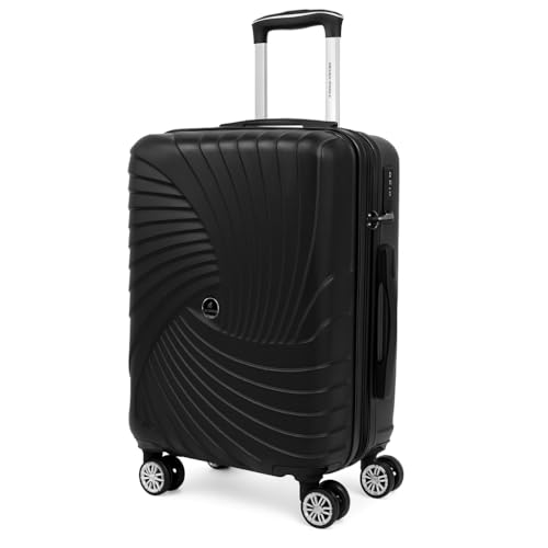 WYDEAZ Maleta de Cabina 55X40X20 ABS (40L) Cierre numérico Candado incrustado Ruedas Desmontables giratorias 20 Pulgadas Equipaje de Mano