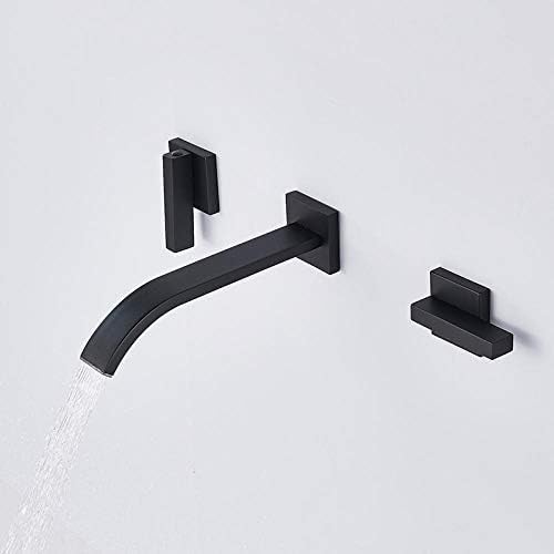 Robinet de lavabo mural avec mitigeur eau chaude eau froide précis
