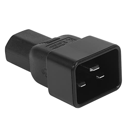 Tuesoa Color Beige Iec 320 C13 A C20 Adaptador de Ca, Iec 15A A 10A, 16A A 10A Conversor de Ca, C20 16A A C13 10A Conector Depotencia