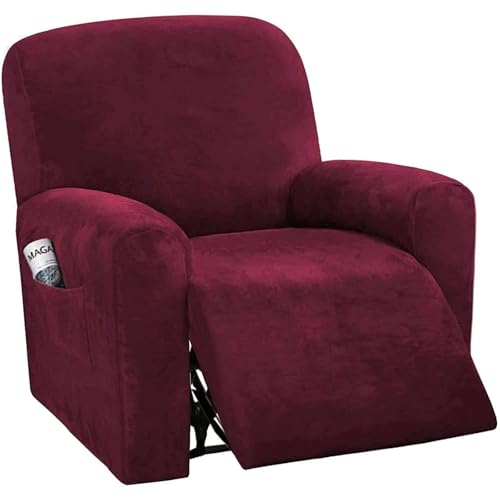Funda para sillón reclinable elástica que cubre rozaduras y protege el sofá 2