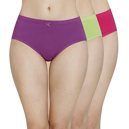 Image of Amante Inner Elastic Cotton Hipster Panty Pack- Pack of 3