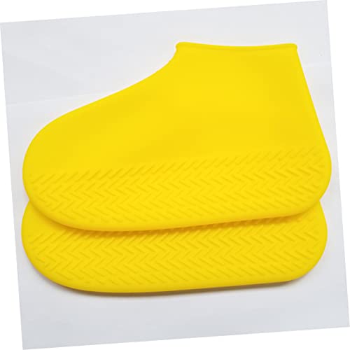 Cubres zapatos antideslizantes DOITOOL 3 piezas amarillos miniatura 6
