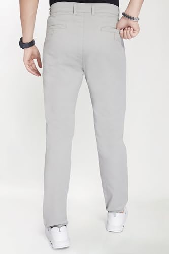 Image of DIVISIVE Men's Regular Fit Cotton Chinos Trousers Pants