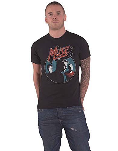 Muse T Shirt Get Down Bodysuit Band Logo Nouveau Officiel Homme Noir Size L