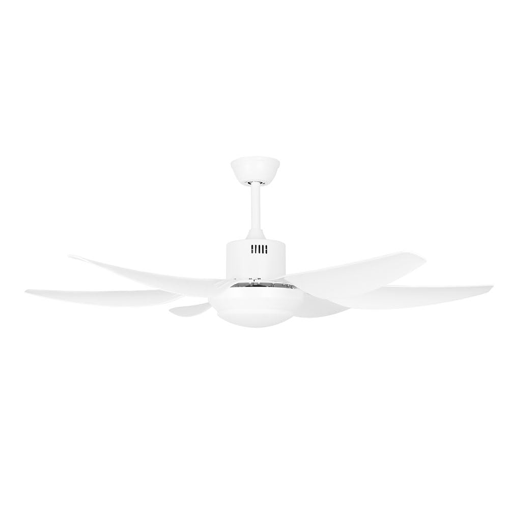Orbegozo CP 100138 Ventilador de techo, 6 aspas ABS, mando a distancia, luz LED 3 tonos, 5 velocidades de ventilación, temporizador de 1, 4 y 8 horas, 50 W