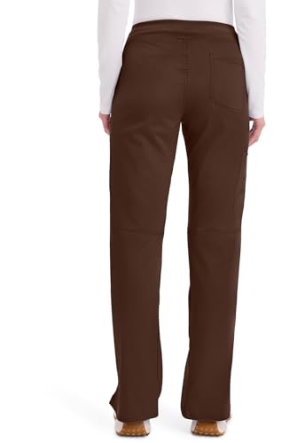 Image of Cherokee Women Scrub Pant with Straight Leg Pull-on Pant Medical Bottom with 4 Pocket & 2-Way Stretch Fabric - WW110