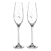 Produktbild DIAMANTE Champagnerflöten, Prosecco-Gläser mit Swarovski-Kristallen, "His & Hers", 2 Stück (210 ml)