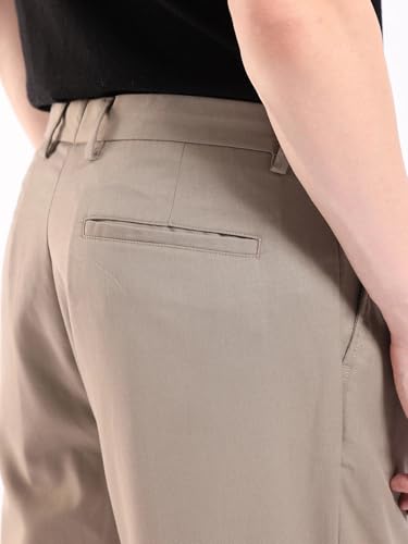Image of Rare Rabbit Relaxed fit Plain Trouser
