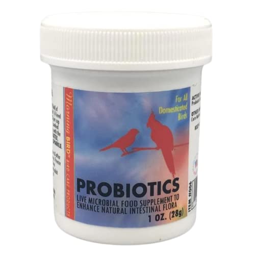 Morning Bird Probiotics, Live Microbial Food Supplement For Young And Adult Birds, Enhances The Natural Intestinal Microbe Balance, 1 Oz #TOP5