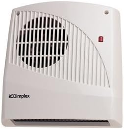 ******NEW RE-MANUFACTURED***** Dimplex FX20VE Fan Heater Wall Mounted with Electronic Timer 1 Bathroom Heater/2kW Energy-Saving. Run back timer