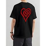 Tシャツ メンズ レディース ティーシャツ マリリン・マンソン 半袖 綿100% T-Shirts 肩落とし 丸襟 通勤 通学 日本からの発送 Black L