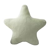 Gran comodidad con el cojín de felpa de estrella, hecho de tela y relleno de primera calidad para un compañero de hogar suave, seguro y duradero.