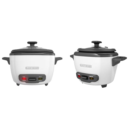 Image of BLACK+DECKER 16-Cup Rice Cooker RC516, 8-Cup Uncooked Rice & 3-Cup Rice Cooker RC503, 1.5-cup Uncooked Rice Bundle