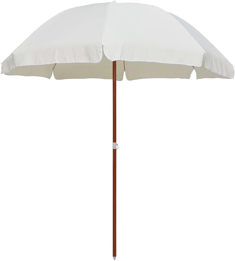 vidaXL Garden Parasol Patio Sunshade Beach Umbrella for Deck Balcony Backyard