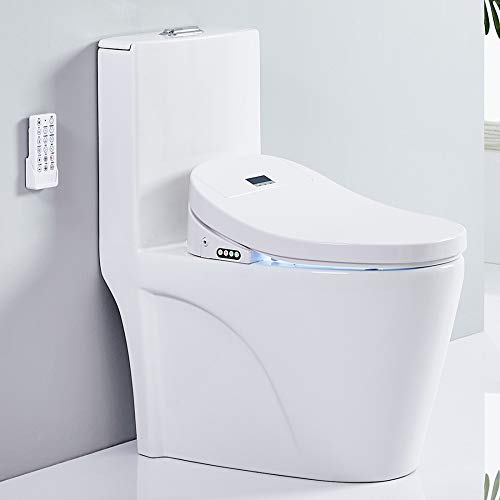 Bidet-Toilettensitz, Intelligenter Toilettendeckel Heiße Desodorierende Massage Waschen Und Trocknen Heizsitz U-förmig Mit Fernbedienung