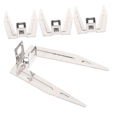 JECOMPRIS Tenedores Giratorios Para Pollo De Acero Inoxidable, Resistentes a Altas Temperaturas, Compatibles Freidora De Aire y Horno, Para Cocinar En Casa, Paquete De 4 Unidades