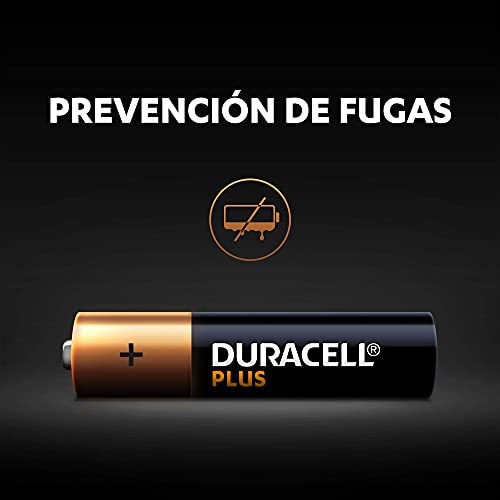 Duracell Plus AAA Batteries (12 Pack) - Alkaline 1.5V - Up to 100% Extra Life - Reliability for Everyday Devices - 0% Plastic in Pack - 10 Years Storage-LR03 MN2400