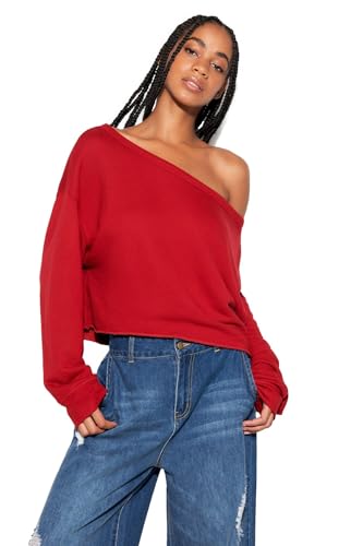 Off Shoulder Sweatshirt by Bella